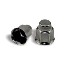 21mm Silver Plastic Wheel Lug Nut Bolt Hex Cap Cover